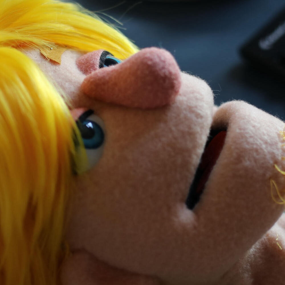 human puppet look alike